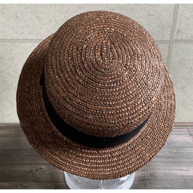 chisaki ブラウン 麦わら帽子 ストロー素材 chisaki ブラウン 麦わら帽子 ストロー素材 chisaki ブラウン 麦わら