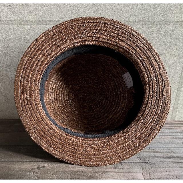 2色展開 帽子 カンカン帽 麦わら ストローハット 幅広 リボン 天然素材 春 夏 ストロー ハット 定番 サイズ調整 日よけ 【店内商品2点以上ご購入で送料無料】 |  | 22