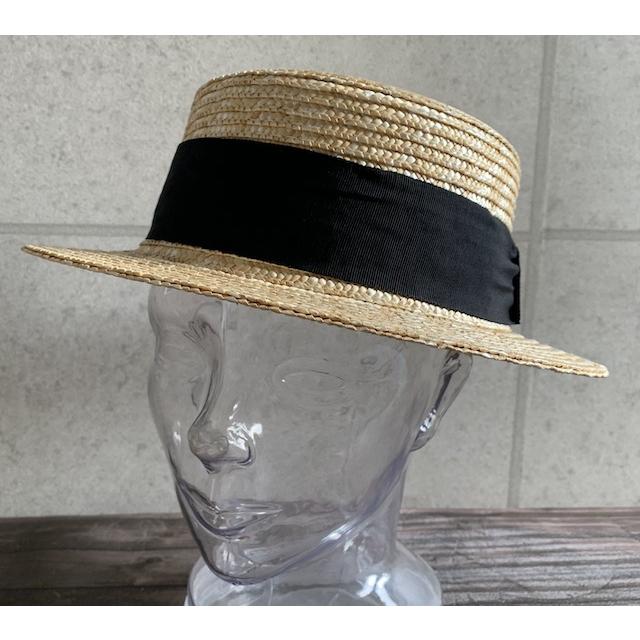 2色展開 帽子 カンカン帽 麦わら ストローハット 幅広 リボン 天然素材 春 夏 ストロー ハット 定番 サイズ調整 日よけ 【店内商品2点以上ご購入で送料無料】 |  | 07