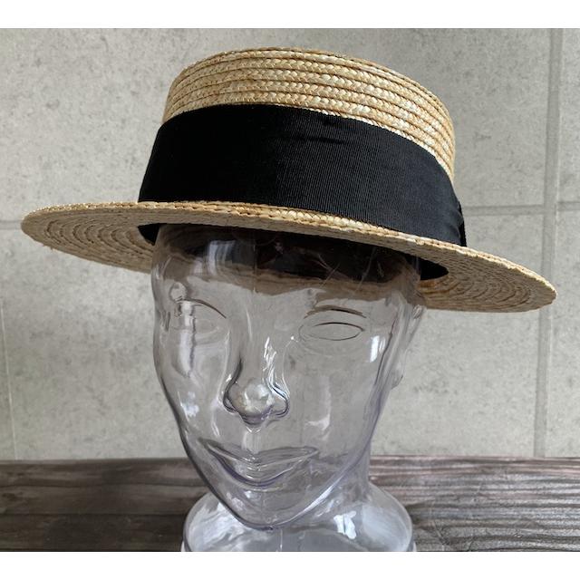 2色展開 帽子 カンカン帽 麦わら ストローハット 幅広 リボン 天然素材 春 夏 ストロー ハット 定番 サイズ調整 日よけ 【店内商品2点以上ご購入で送料無料】 |  | 10