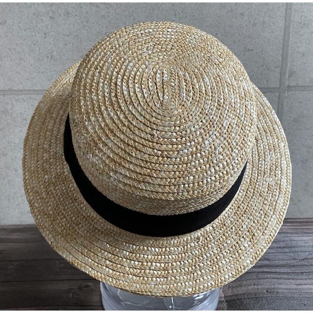 2色展開 帽子 カンカン帽 麦わら ストローハット 幅広 リボン 天然素材 春 夏 ストロー ハット 定番 サイズ調整 日よけ 【店内商品2点以上ご購入で送料無料】 |  | 11