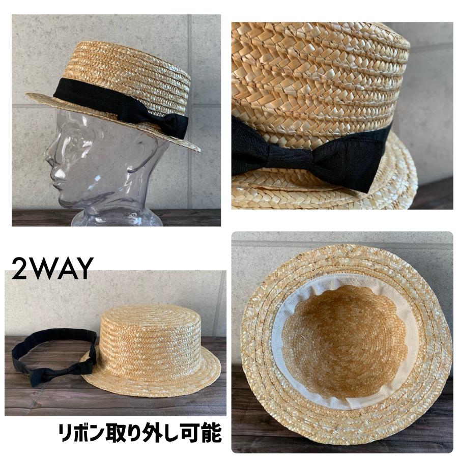 ブライス♥︎ロールアップブリム2wayアレンジ麦わら帽子♥︎ホワイト