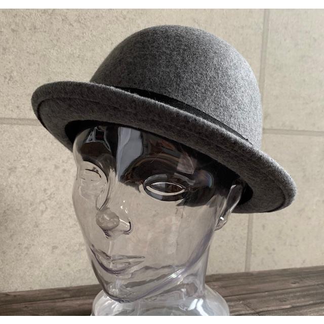 帽子 ボーラーハット フェルト ハット ウール100% ダービーハット