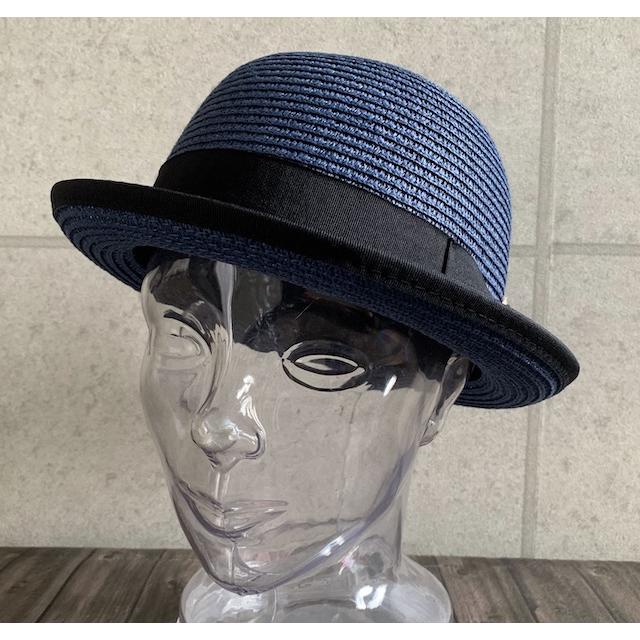 6色展開 帽子 ボーラーハット ストロー ハット ブレード 春 夏 重ね