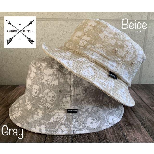 帽子 Quarter Gallery バケット ハット クラシックパターン バケハ イラスト 総柄 サイズ調整 男女兼用 店内商品2点以上ご購入で送料無料 2qtsbh Green Clover Project 通販 Yahoo ショッピング