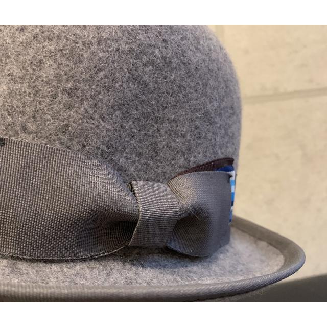 2サイズ展開 ボーラー ハット ストローハット フェルト ウール 重ね