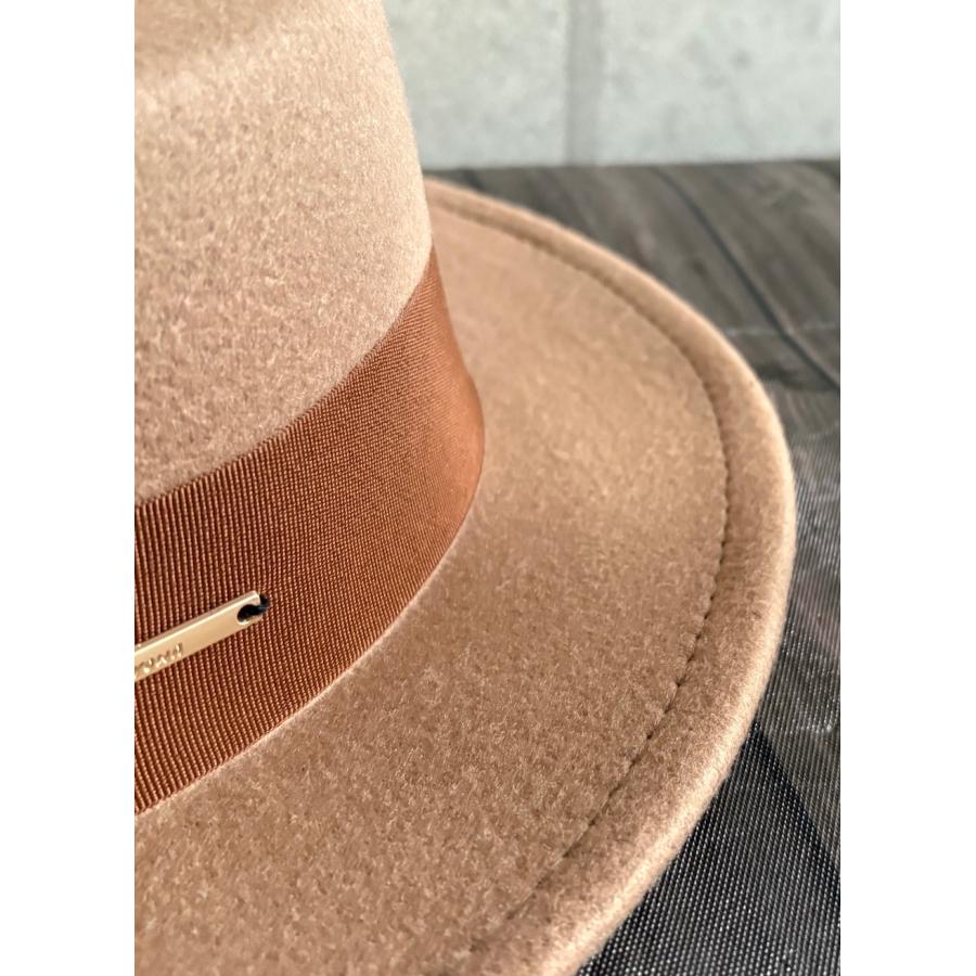 【最短当日発送】 特価 帽子 カンカン帽 ハット ポリフェルト 幅広リボン フェルト メンズ レディース 男女 サイズ調整 秋冬 シンプル 【複数ご購入送料無料】 |  | 17