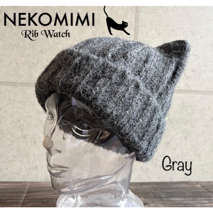 美品 AMBUSH アンブッシュ 猫耳 ニット帽 ビーニー 匿名配送 AMBUSH アンブッシュ RAVE BEANIE 12115095 ウール ロゴ 猫耳