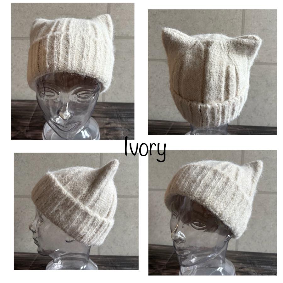 AMBUSH 猫耳ニット帽 ビーニー　未使用に近い AMBUSH 猫耳ニット帽 ビーニー 未使用に近い AMBUSH 猫耳ニット