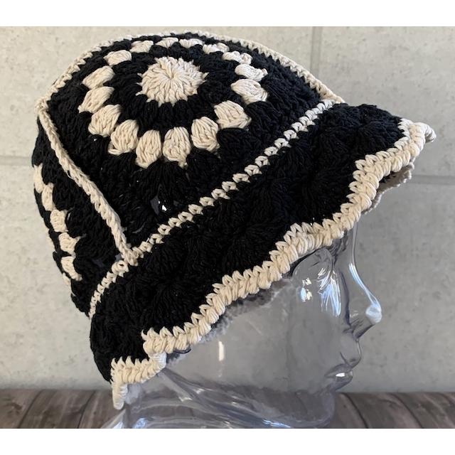 最短当日発送】 3色展開 帽子 バケット ハット クロシェ バケハ