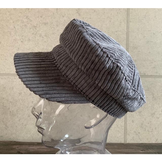 3色展開 帽子 ワークキャップ コーデュロイ マリン キャスケット 秋 冬