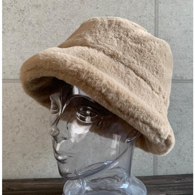特価 帽子 バケハ ファー バケットハット 秋 冬 エコファー 起毛