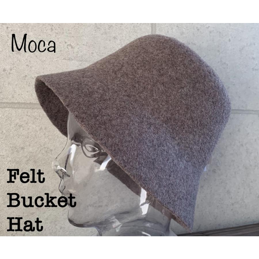帽子 フェルト バケットハット ウール100% バケット バケハ トレンド