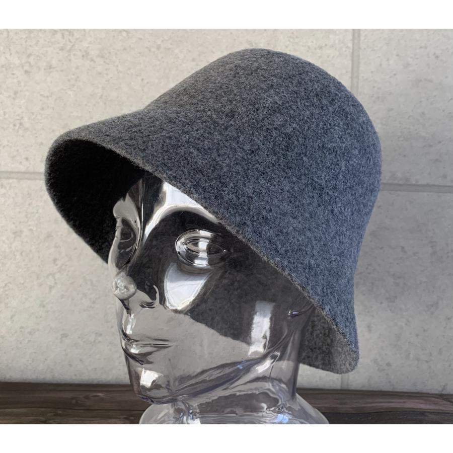 帽子 フェルト バケットハット ウール100% バケット バケハ トレンド