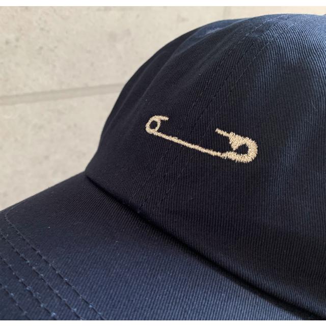 帽子 キャップ 安全ピン 刺繍 ツイルキャップ CAP ピン 6パネル 帽子 キャップ 安全ピン 刺繍 ツイルキャップ CAP ピン 6パネル