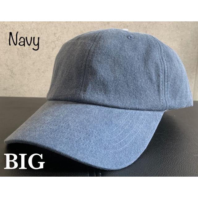 5色展開 帽子 BIGサイズ 大きいサイズ CAP バイオウォッシュ キャップ