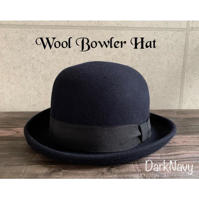 トロフィークロージング ウール フェルトハット ボーラーハット 6色展開 帽子 ウール フェルト ボーラー ハット ダービーハット ウール