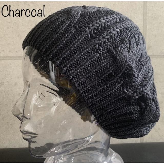 帽子 幅広リブ サマー ニット ベレー帽 ざっくり編み コットン100 ケーブル編み ベレー レディース メンズ 春夏 プチプラ 店内商品2点以上ご購入で送料無料 Hrcb Ch Green Clover Project 通販 Yahoo ショッピング