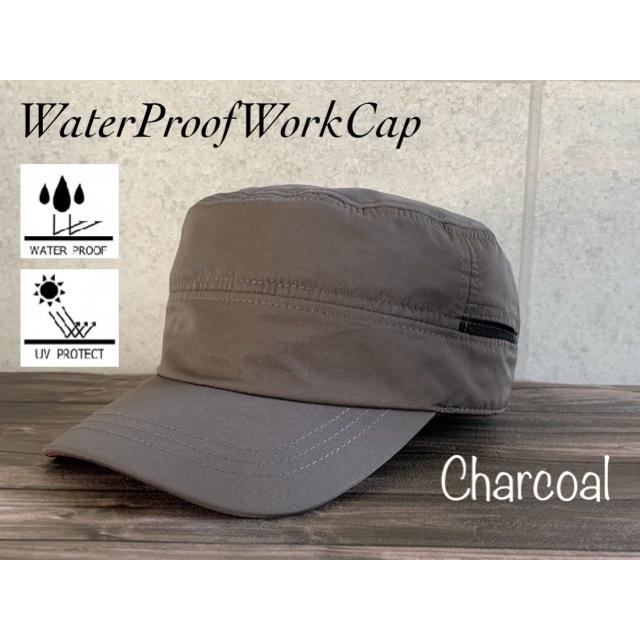 3サイズ展開 帽子 撥水 ワークキャップ 登山 キャンプ UV99.9