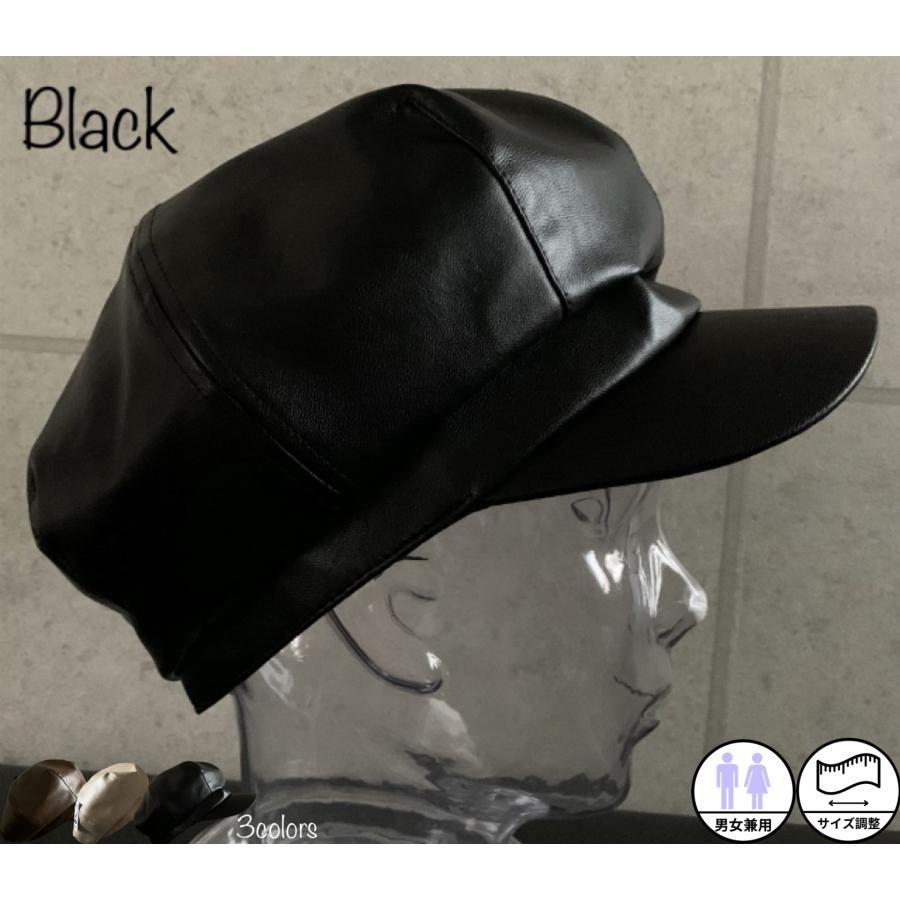 3色展開 帽子 レザー キャスケット 合皮 皮革 4パネル メンズ レディース サイズ調整 エコレザー オールシーズン 定番 店内商品2点以上ご購入で送料無料 R4pc Bk Green Clover Project 通販 Yahoo ショッピング