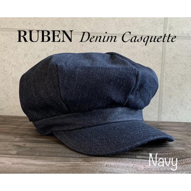 Ruben 2サイズ展開 ルーベン キャスケット デニム アップル ふんわり