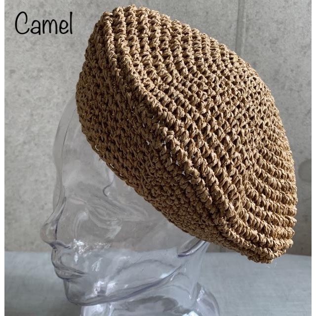 帽子 ラメ 手編み こま編み ペーパー ベレー ベレー帽 ストロー メンズ レディース 男女兼用 プチプラ 春 夏 シンプル 店内商品２点以上ご購入で送料無料 Rkb C Green Clover Project 通販 Yahoo ショッピング