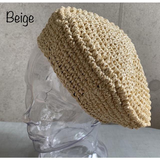 帽子 ラメ 手編み こま編み ペーパー ベレー ベレー帽 ストロー メンズ レディース 男女兼用 プチプラ 春 夏 シンプル 店内商品２点以上ご購入で送料無料 Rkb E Green Clover Project 通販 Yahoo ショッピング