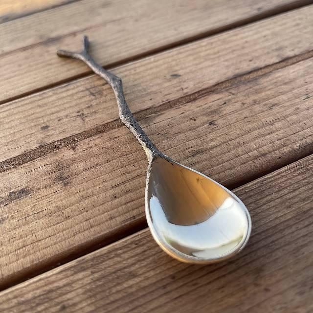 送料無料 】 真鍮 (しんちゅう) 枝スプーンと枝フォークのセット