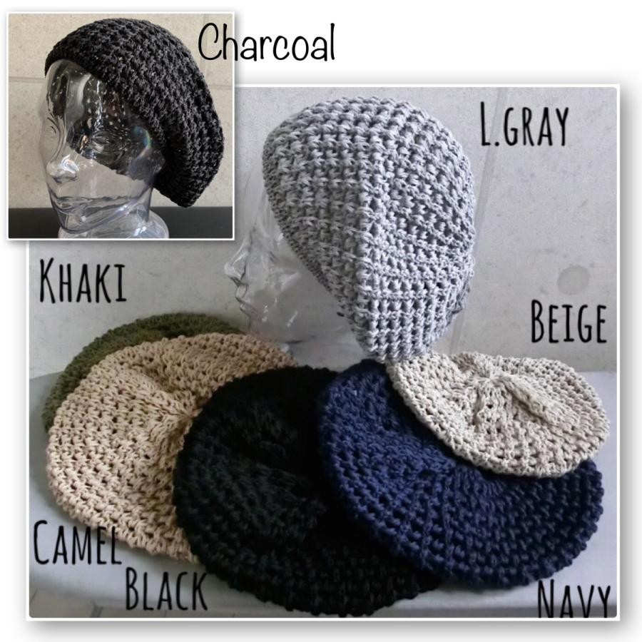 ５５ 以上節約 7色展開 帽子 ニット ベレー帽 麻混 鍵編み サマー ベレー 春 夏 トレンド プチプラ 男女兼用 定番 Www Tonna Com