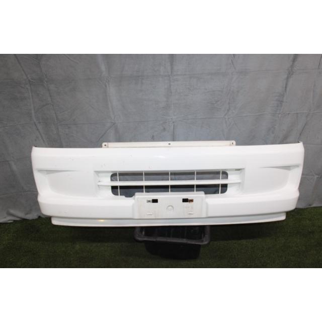 スバル サンバー TV1 フロントバンパー 取付部OK 51E 白 57703TC051WG