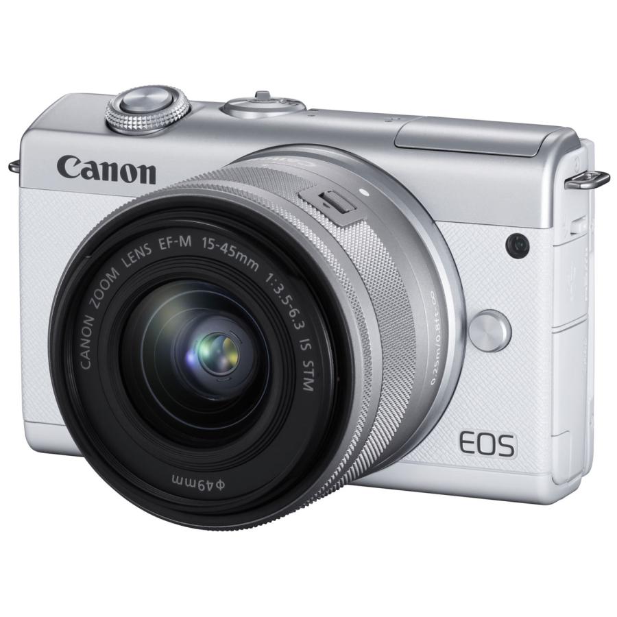 展示品 Canon EOS M200 ダブルレンズキット [ホワイト] キヤノン 