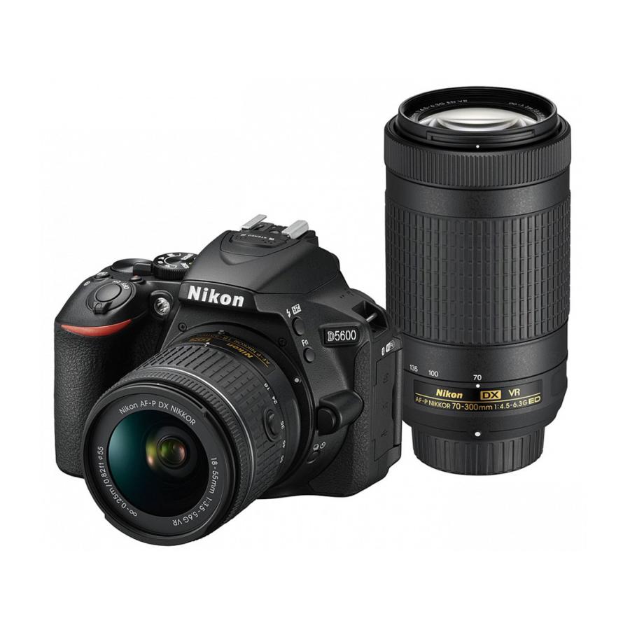 お見舞い 展示品 Nikon D5600 ダブルズームキット 18-55mm VR 70-300mm