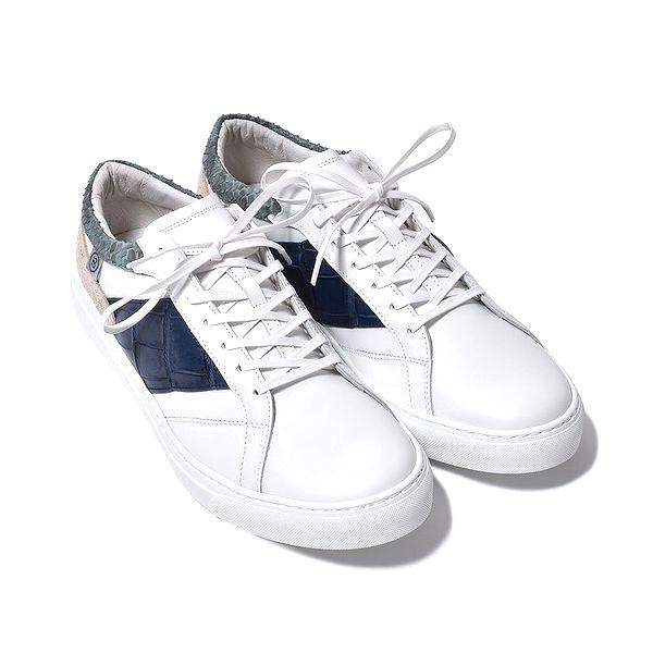 レザー スニーカー 本クロコサブマリン 本パイソンライトブルー 国産 大人 革靴 紳士靴 牛革 人気 メンズ シューズ バジョルゴ Bajolugo B1 1 2102 08 Gct Yahoo ショップ 通販 Yahoo ショッピング