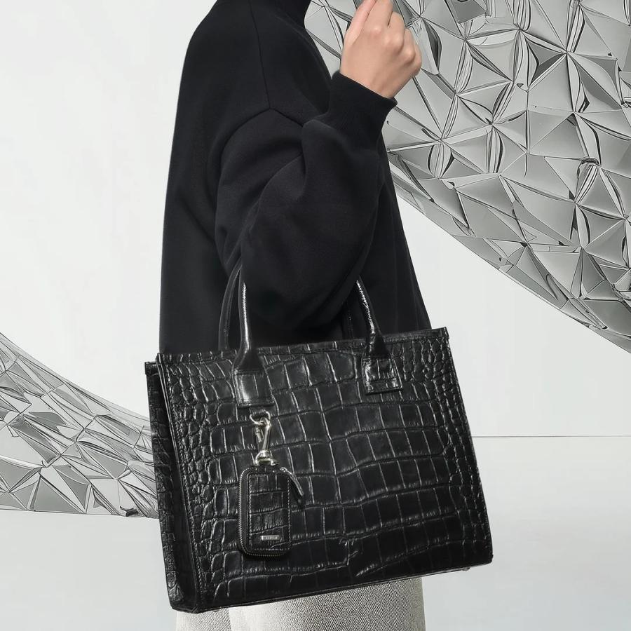 ＊バジョルゴ＊　トートバッグ　レザー　大きい　大容量　黒　美品　　牛革 BajoLugo（バジョルゴ） グラントート バッグ スマートキーケースSET