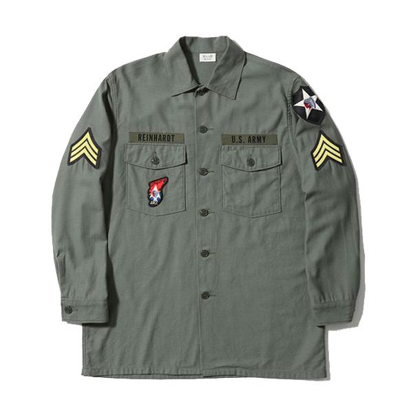 BUZZ RICKSON'S バズリクソンズ BUZZRICKSON'S 長袖 コットン サテン SHADE107 DEMILITARIZED ...