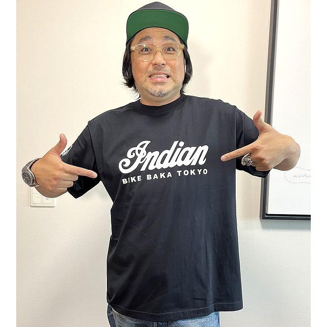 INDIAN MOTOCYCLE Indian × TOKYO BB コラボ 半袖 Tシャツ ブラック 