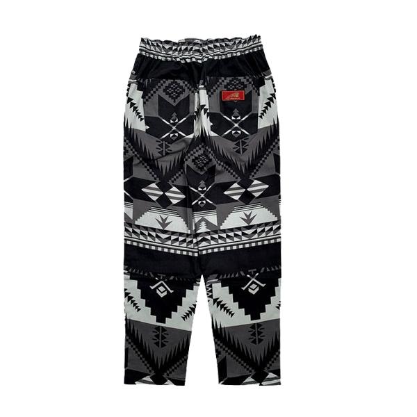ガレージ パンツ ナバホ Garage Pants Navajo ブラック × グレー ヴィンテージ コレクション インディアン モトサイクル
