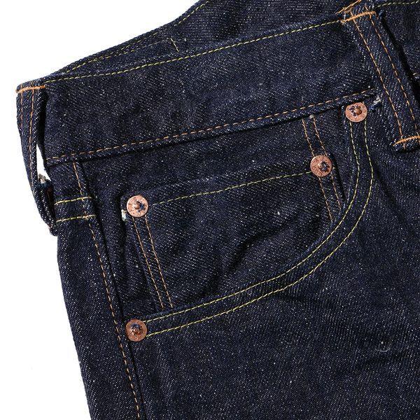 シュガーケーン SUGAR CANE デニム パンツ 砂糖黍製 13oz. 阿波藍混右綾 モデル サトウキビ 東洋 DENIM 細め SLIM TAPERED ショートレングス 復刻 SC42202A｜gct｜06