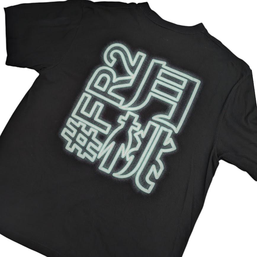FR2 #FR2 エフアールツー 限定 月桃 ネオンロゴTシャツ ブラック系