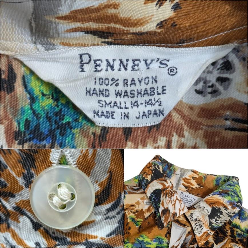 PENNEYS（ペニーズ） 60s?70s PENNYS ヴィンテージ アロハシャツ 半袖 