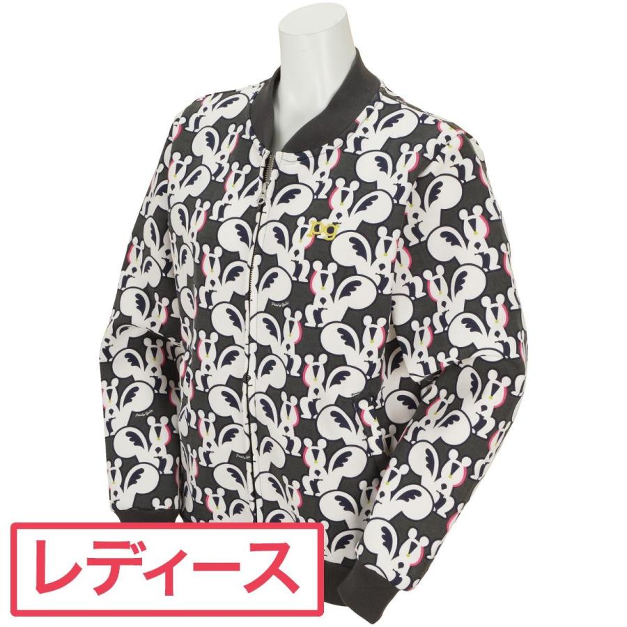 パーリーゲイツ PEARLY GATES ダンボール リス柄プリントトレーナー 