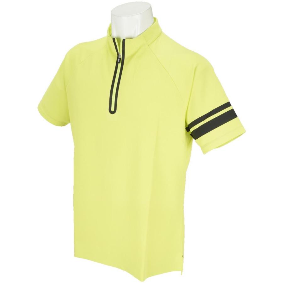 「13時迄注文で当日出荷」パーリーゲイツ PEARLY GATES ハーフジップ 半袖シャツ(10260円)