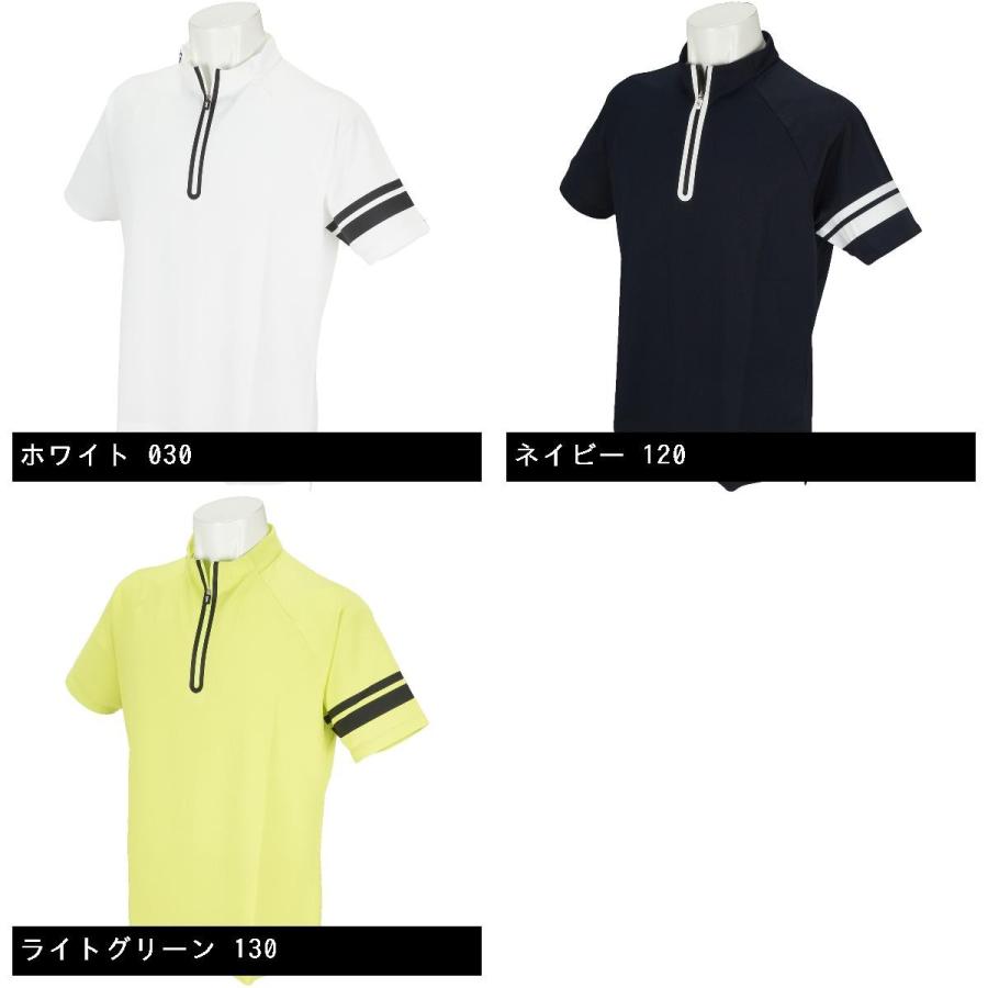 「13時迄注文で当日出荷」パーリーゲイツ PEARLY GATES ハーフジップ 半袖シャツ 半袖シャツ