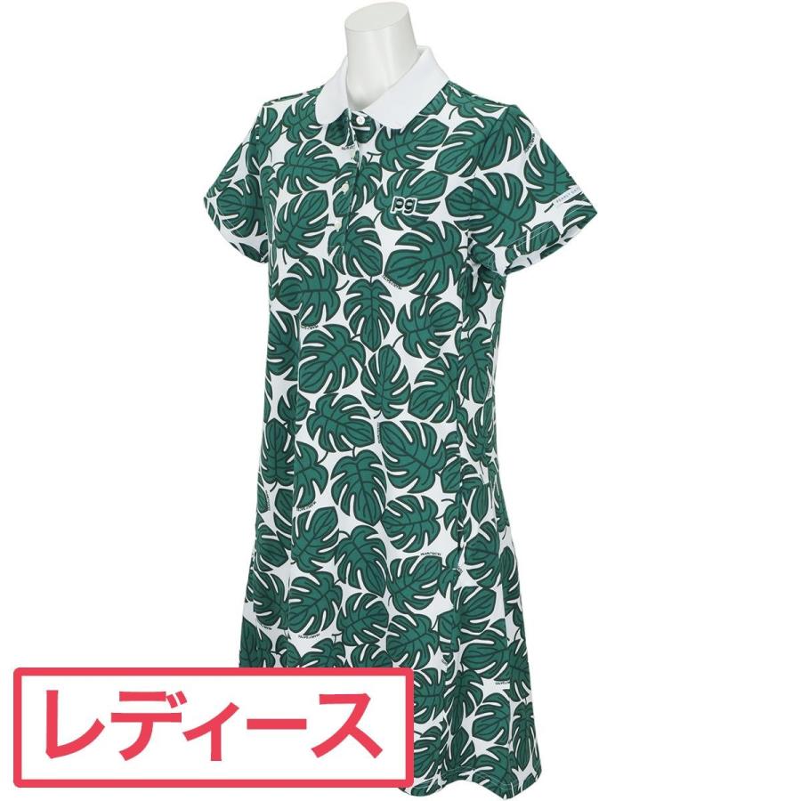 パーリーゲイツ Pearly Gates 4口鹿の子インレイ モンステラ柄 ワンピース レディス Pearly Gates By Gdo Yahoo 店 通販 Yahoo ショッピング