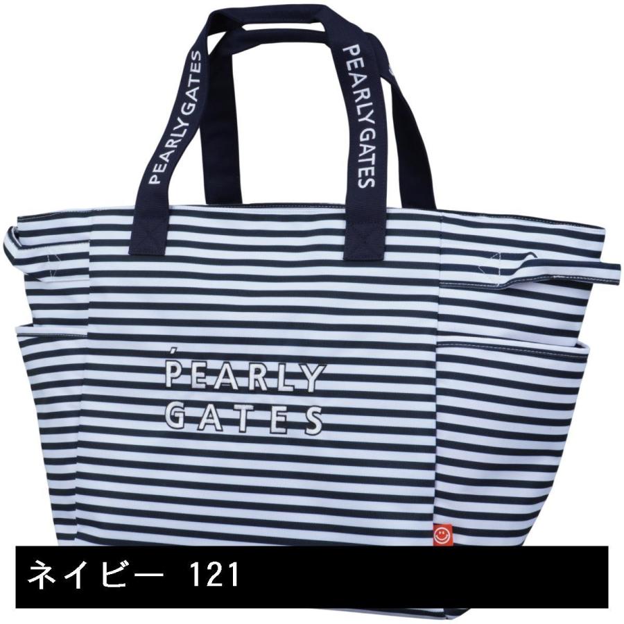 パーリーゲイツ PEARLY GATES ボーダー柄 ロッカートートバッグ