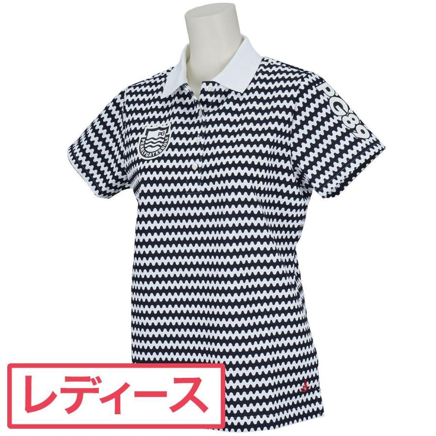 週間売れ筋 パーリーゲイツ PEARLY GATES ディライト 鹿の子波ボーダー