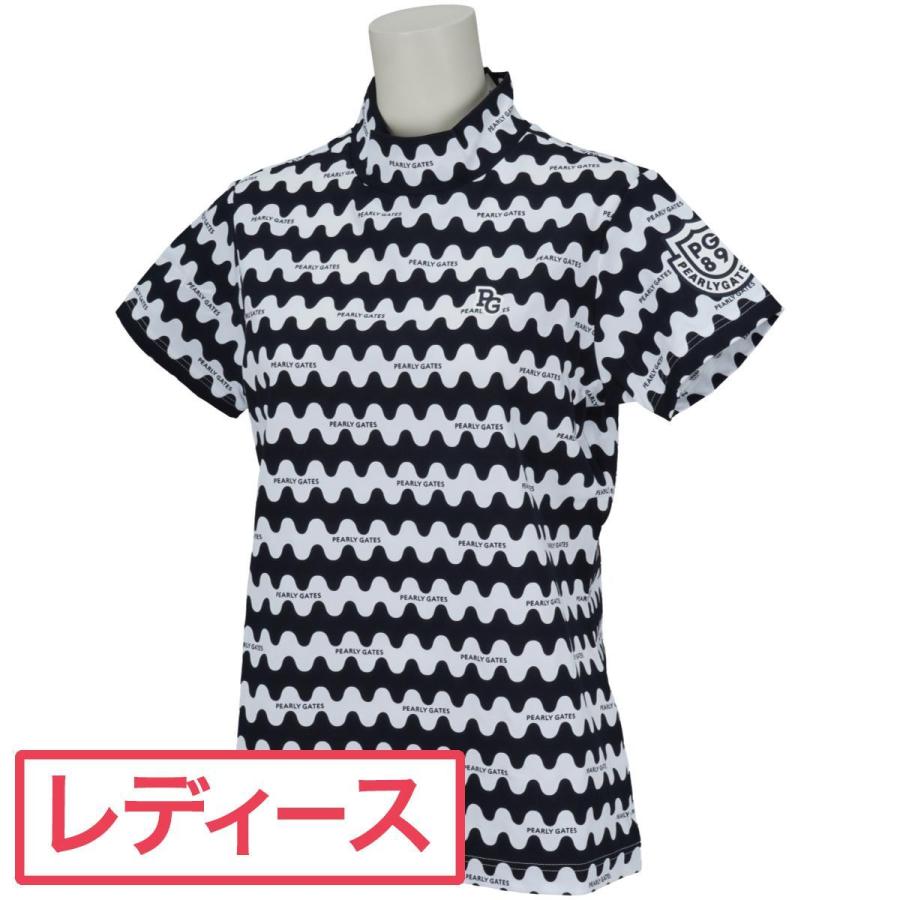 お待たせ パーリーゲイツ レディス 半袖シャツ ソルディフェンダープリント Gates Pearly レディースウエア Www Janvier Labs Com