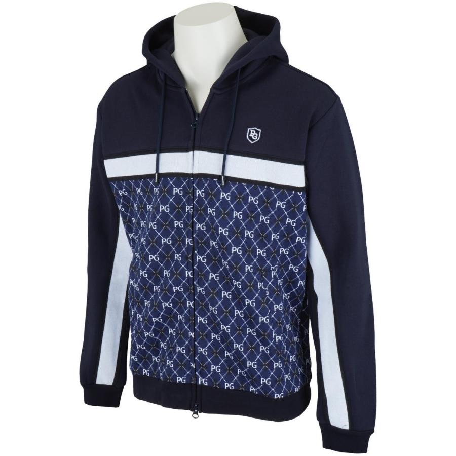 パーリーゲイツ PEARLY GATES ダンボールニット アーガイル柄フルジップパーカー ゴルフウェア メンズ 秋 冬  :0000650071:PEARLY GATES by GDO Yahoo!店 - 通販 - Yahoo!ショッピング