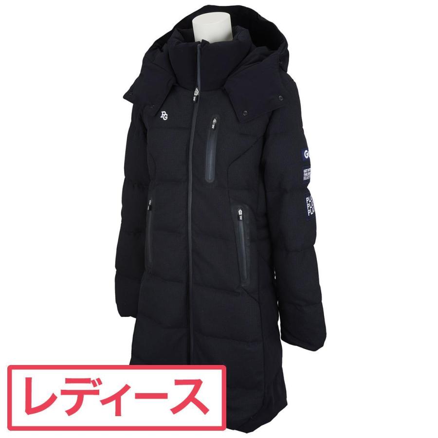 新品パーリーゲイツ ポリコットワッフル×ドットエアーダウンブルゾン