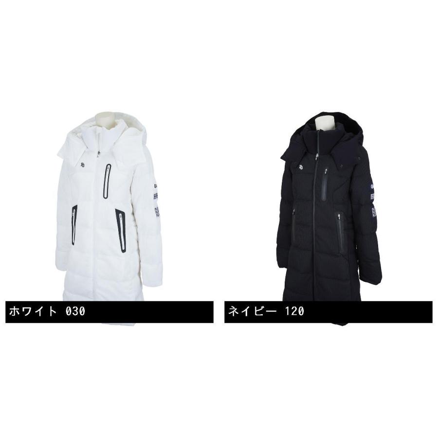 新品パーリーゲイツ ポリコットワッフル×ドットエアーダウンブルゾン